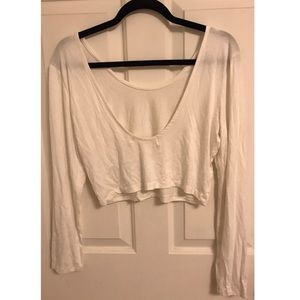 NWT Free People long sleeve crop top